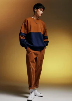 Ben Sherman Sweaters & Knits^B By Colorblock Sweatshirt Dark Navy