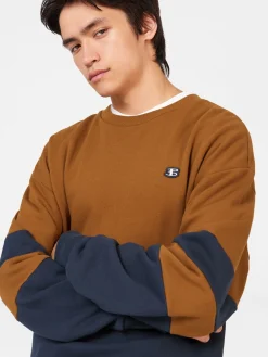 Ben Sherman Sweaters & Knits^B By Colorblock Sweatshirt Dark Navy