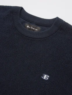 Ben Sherman Sweaters & Knits^B By Crewneck Sweater Dark Navy