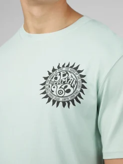 Ben Sherman T-Shirts & Tees^B By Festival Poster Tee - Mint