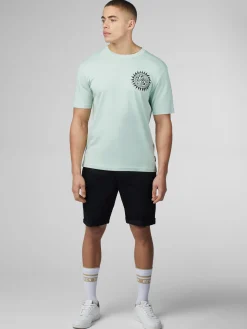Ben Sherman T-Shirts & Tees^B By Festival Poster Tee - Mint