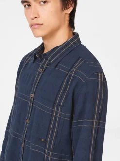 Ben Sherman Shirts^B By Check Shirt Indigo