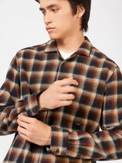 Ben Sherman Shirts^B By Ombre Check Shirt Utility Brown