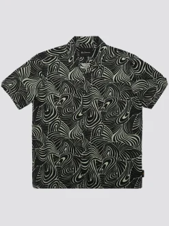 Ben Sherman Shirts^B By Psychedelic Swirl Print - Mint