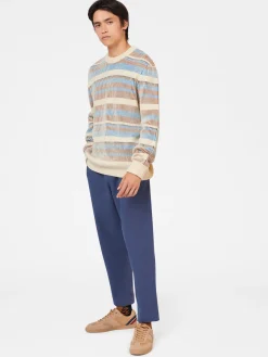 Ben Sherman Sweaters & Knits^B By Stripe Knit Sweater - Ivory