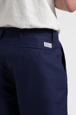 Ben Sherman Pants & Shorts^Beatnik Oxford Garment Dye Slim Short - Navy