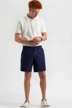 Ben Sherman Pants & Shorts^Beatnik Oxford Garment Dye Slim Short - Navy
