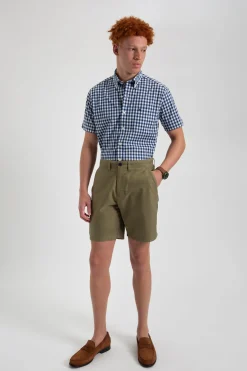 Ben Sherman Pants & Shorts^Beatnik Oxford Garment DyeShort - Olive Light Olive