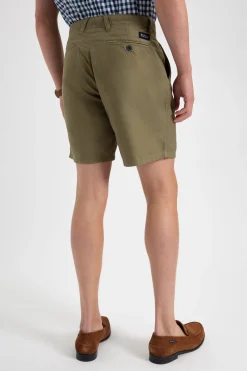 Ben Sherman Pants & Shorts^Beatnik Oxford Garment DyeShort - Olive Light Olive