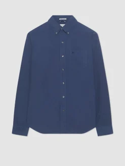 Ben Sherman Shirts^Beatnik Oxford Garment Dye Shirt - Indigo