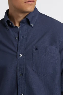 Ben Sherman Shirts^Beatnik Oxford Garment Dye Shirt - Indigo