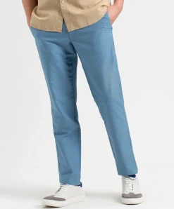 Ben Sherman Pants & Shorts^Beatnik Oxford Slim Taper Garment Dye Chino - Dusty Blue