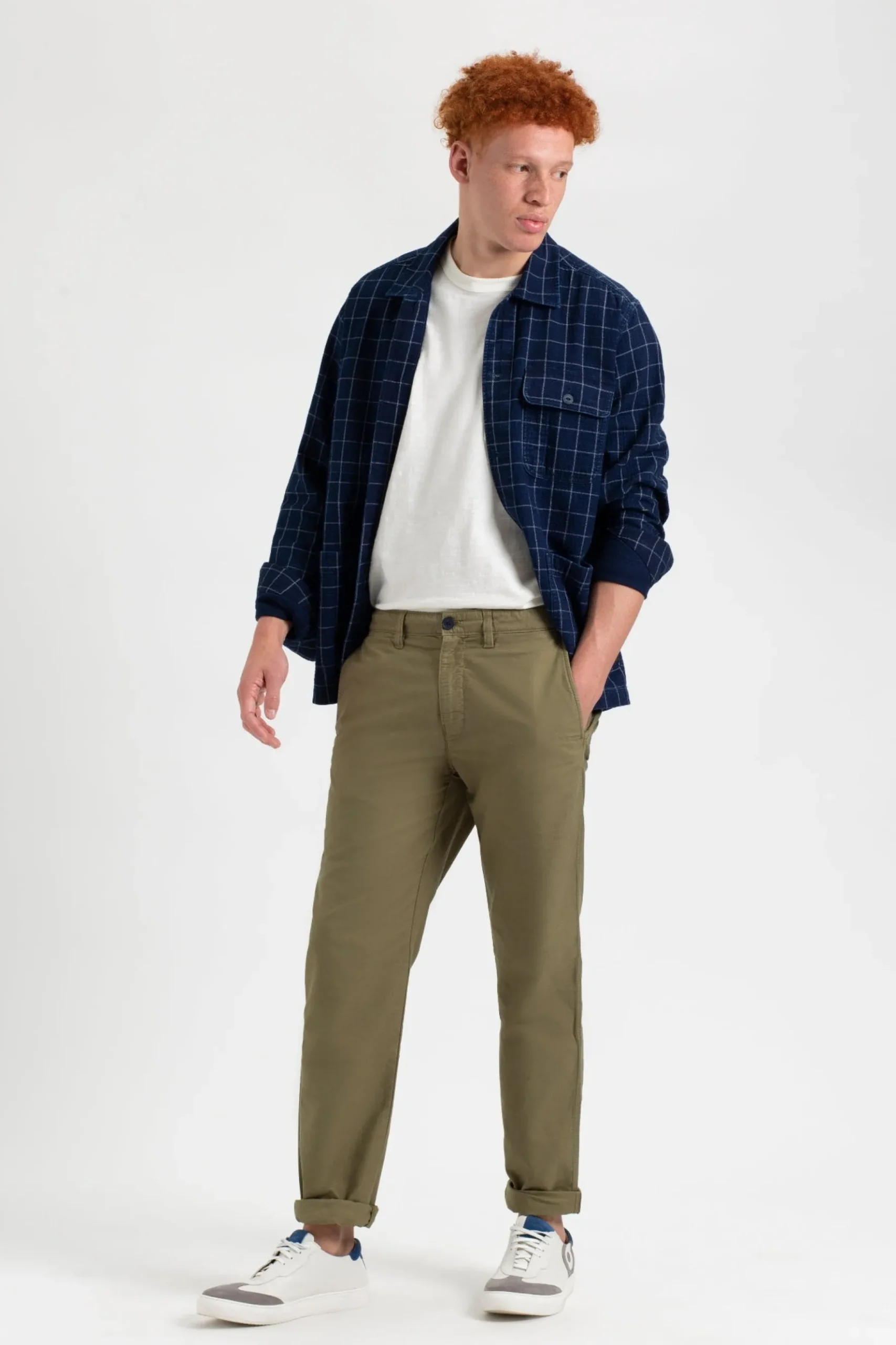 Ben Sherman Pants & Shorts^Beatnik Oxford Slim Taper Garment Dye Chino - Light Olive