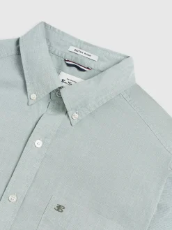 Ben Sherman Shirts^Beatnik Wash Long-Sleeve Shirt - Forest Forest Green