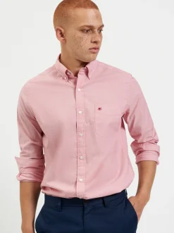 Ben Sherman Shirts^Beatnik Wash Long-Sleeve Shirt - Red Light Red