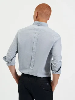 Ben Sherman Shirts^Beatnik Wash Long-Sleeve Shirt - Navy