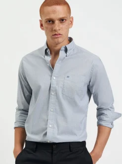 Ben Sherman Shirts^Beatnik Wash Long-Sleeve Shirt - Navy