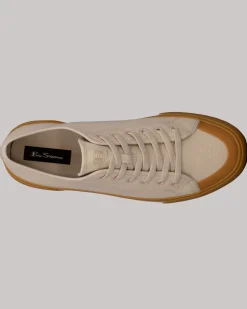 Ben Sherman Shoes^Belfast Sneaker - Light Beige Light Beige/Gum/Doeskin