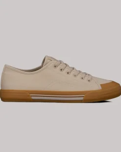 Ben Sherman Shoes^Belfast Sneaker - Light Beige Light Beige/Gum/Doeskin