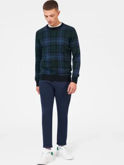 Ben Sherman Sweaters & Knits^watch Check Crewneck Sweater Black
