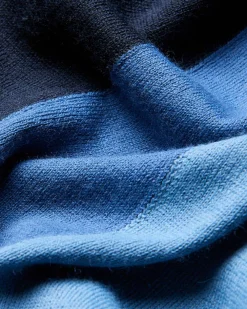 Ben Sherman Sweaters & Knits^Block Stripe Merino Knit Polo - Dark Navy