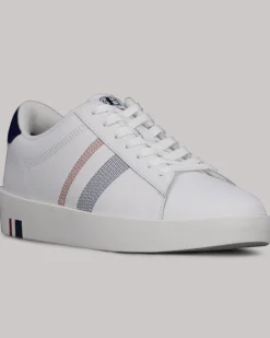 Ben Sherman Shoes^Boxwell Sneaker - White/Navy White/British Navy/Mod Red