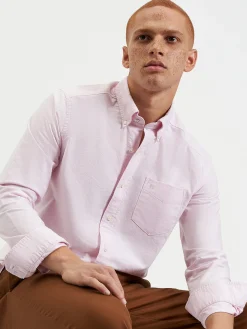 Ben Sherman Shirts^Brighton Oxford Organic Shirt - Dusty Pink