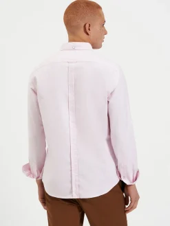 Ben Sherman Shirts^Brighton Oxford Organic Shirt - Dusty Pink
