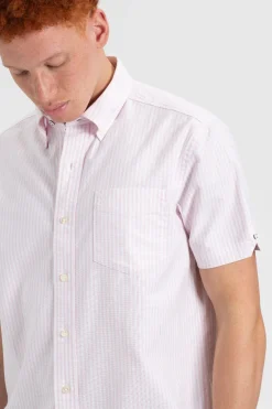 Ben Sherman Shirts^Brighton Oxford Shirt - Pink Bengal Stripe