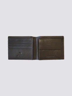 Ben Sherman Accessories^Burns Bill Fold Leather Wallet - Brown