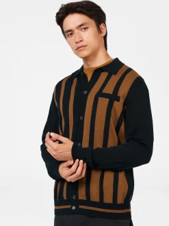 Ben Sherman Sweaters & Knits^Button Down Mod Knit Polo Black