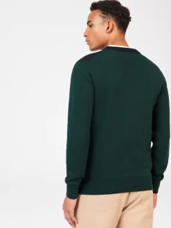 Ben Sherman Sweaters & Knits^Chest Stripe Crewneck Sweater - Green Dark Green