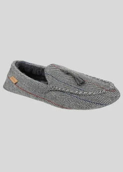 Ben Sherman Shoes^Cliveden House Men's Moccasin Slipper - Grey
