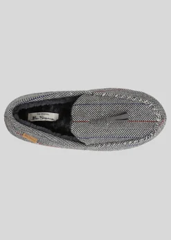 Ben Sherman Shoes^Cliveden House Men's Moccasin Slipper - Grey
