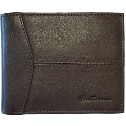 Ben Sherman Accessories^Cooke Bill Fold Leather Wallet - Brown