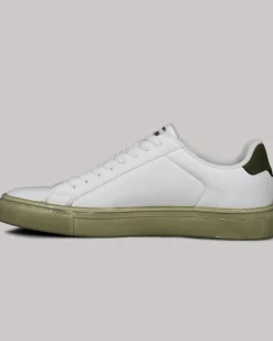Ben Sherman Shoes^Crowley Sneaker - Elm White/Elm/Army