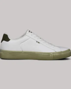 Ben Sherman Shoes^Crowley Sneaker - Elm White/Elm/Army