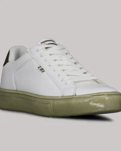 Ben Sherman Shoes^Crowley Sneaker - Elm White/Elm/Army