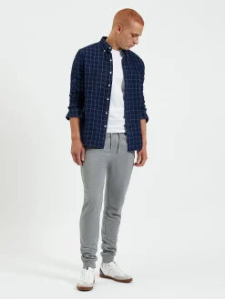 Ben Sherman Shirts^Dalston Blues Beatnik Overshirt - Indigo Indigo Windowpane Check