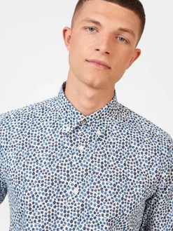 Ben Sherman Shirts^Ditsy Floral Print Long Sleeve Shirt Snow White