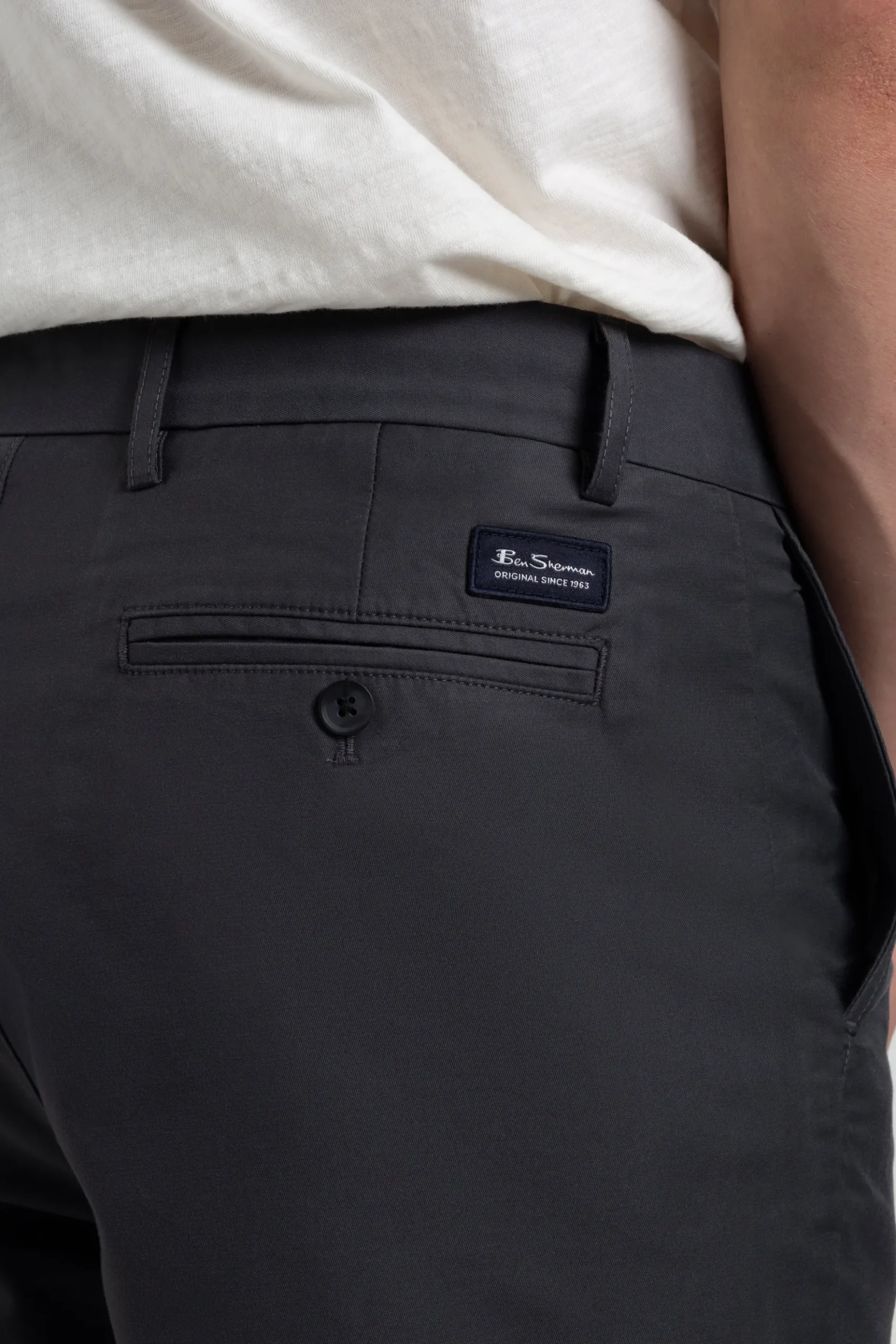 Ben Sherman Pants & Shorts^Everyday Slim Fit Chino Short - Charcoal