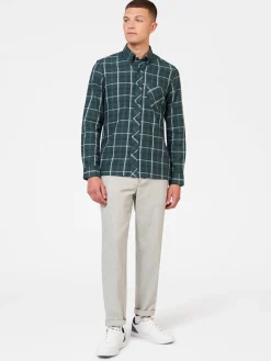 Ben Sherman Shirts^Grid Check Shirt - Fraser Green