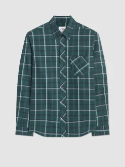 Ben Sherman Shirts^Grid Check Shirt - Fraser Green