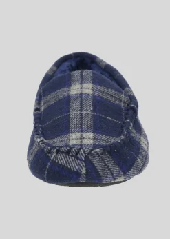 Ben Sherman Shoes^Gritti Palace Men's Check Moccasin Slipper - Navy Navy Check