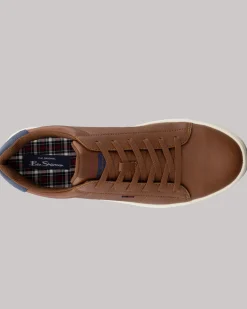 Ben Sherman Shoes^Hampton Court Sneaker - Chestnut