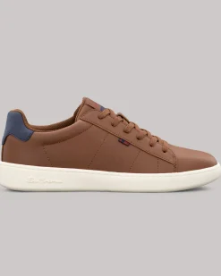 Ben Sherman Shoes^Hampton Court Sneaker - Chestnut