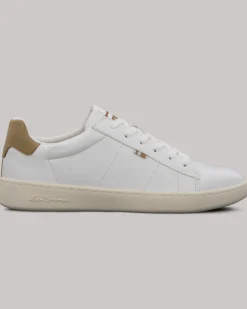 Ben Sherman Shoes^Hampton Sneaker - Whisper White White/Tan/Whisper White