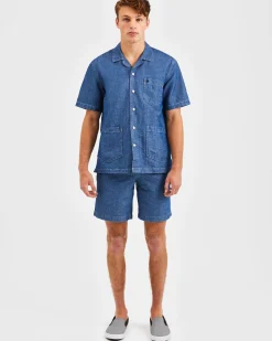 Ben Sherman Shirts^Hastings Garment Dye Chambray Shirt Indigo