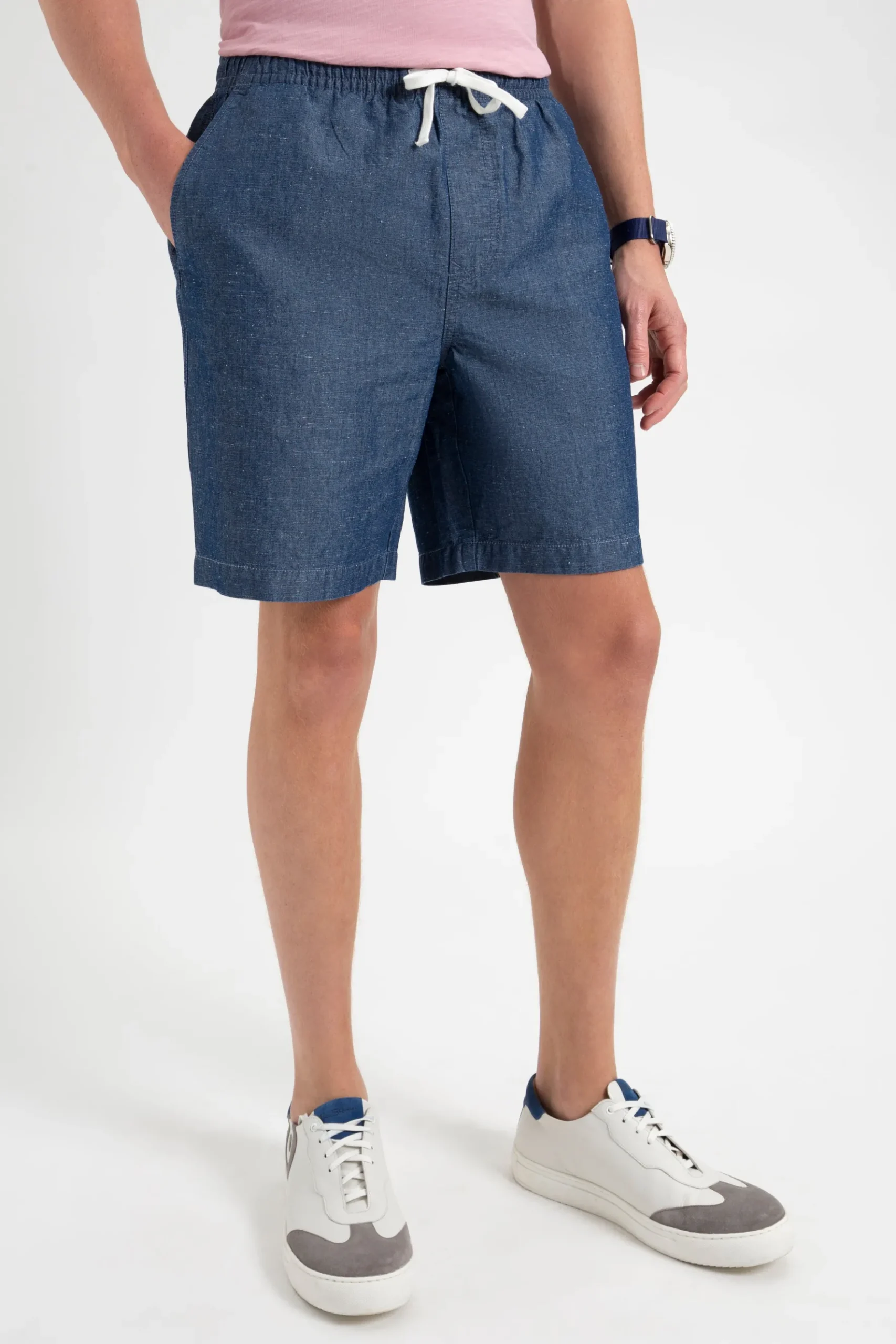 Ben Sherman Pants & Shorts^Hastings Organic Chambray Chino Deck Short Indigo