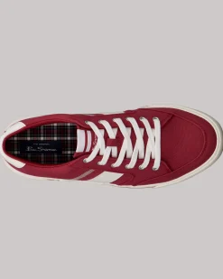 Ben Sherman Shoes^Hawthorn Sneaker - Red Red/White/Whisper Wht